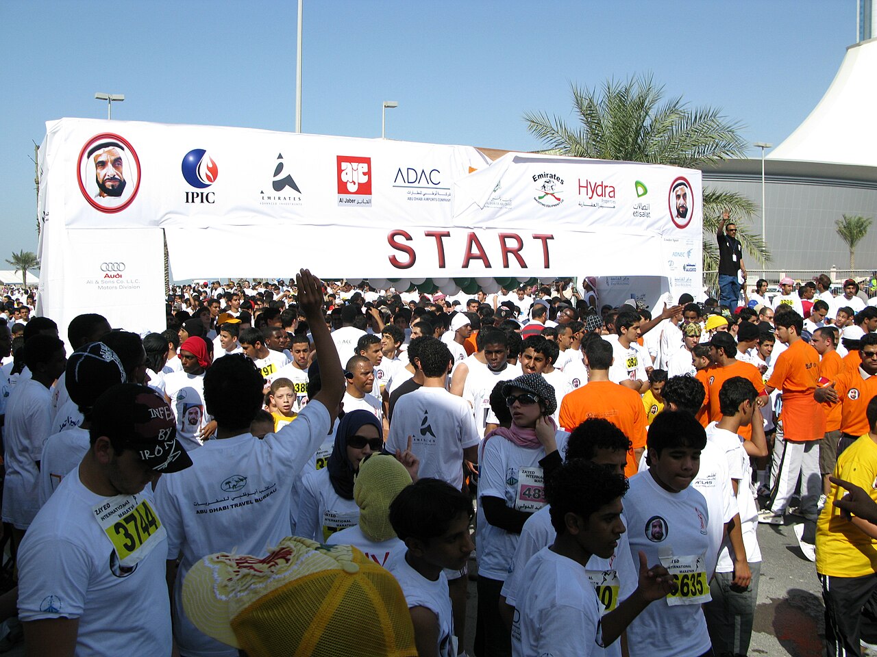 Abu Dhabi Marathon race