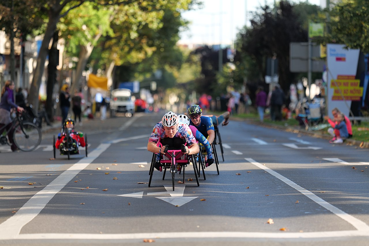 Marathon training on the roads of Berlin